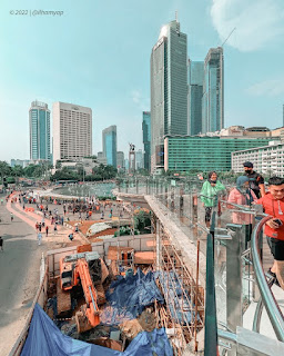 Area Sekitar Halte Busway Bundaran Hi Jakarta