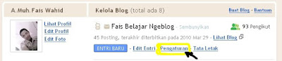 cara mengganti e-mail log in di blogger