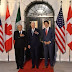 Ebrard revela la agenda que tendrán AMLO, Trudeau y Biden en Palacio Nacional