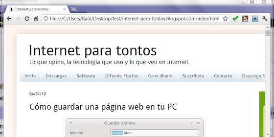 Cómo guardar un sitio web completo en tu PC