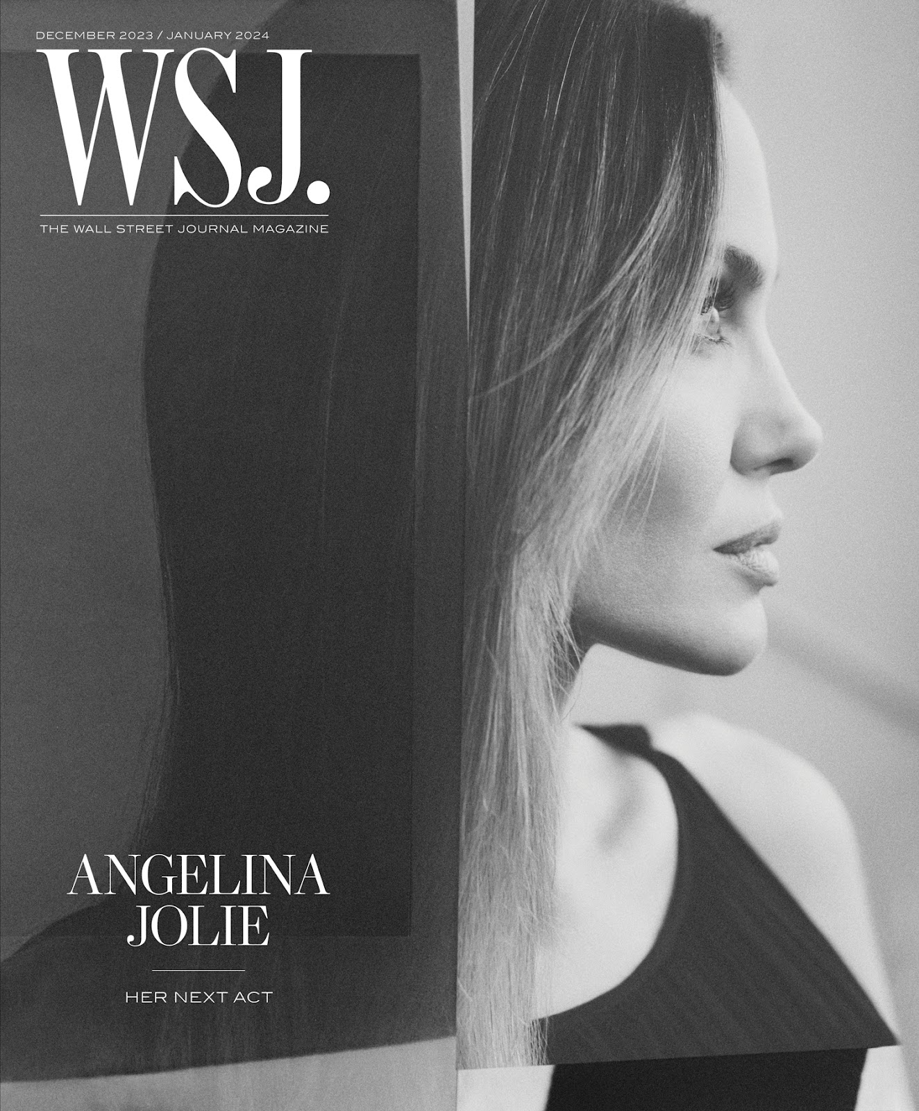 Angelina Jolie in WSJ. Magazine December/January (Digital) 2023 by Annemarieke Van Drimmelen