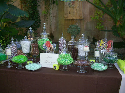 Green and Chocolate Brown wedding ideas