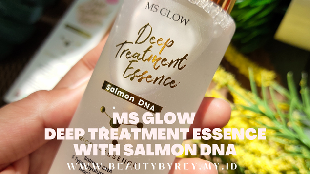 Review MS Glow Deep Treatment Essence with Salmon DNA