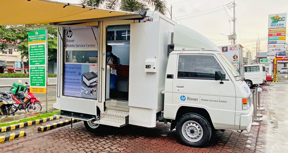 HP Rover Mobile Service Center on Wheels