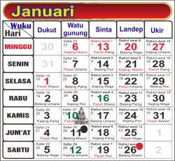  Kalender Weton Jawa 1990 New Calendar Template Site