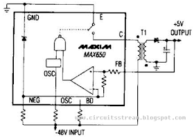 Simple Switching Regulator Converter Circuit Diagram