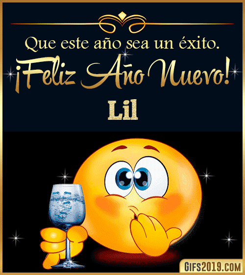 Gif feliz año nuevo lil