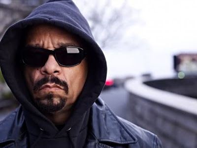 Ice-T in a classic rapper pose