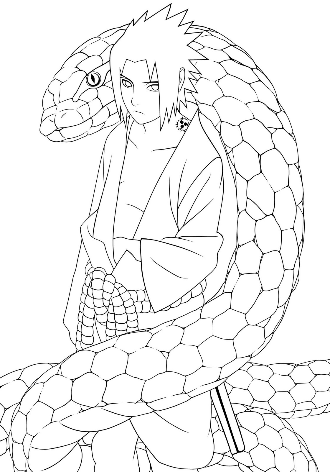 Printable Coloring Pages: Naruto Coloring Pages