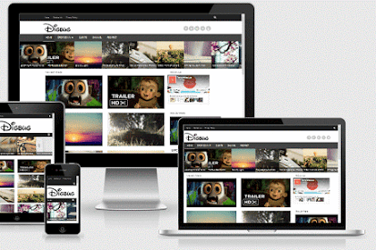 Digbug Responsive Video Blogger Template