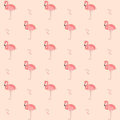 Free digital flamingo scrapbooking paper - ausdruckbares 
