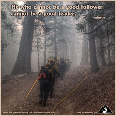 He who cannot be a good follower cannot be a good leader. –Aristotle