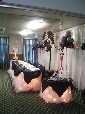 Gunnedah Golf Club Black Red Wedding