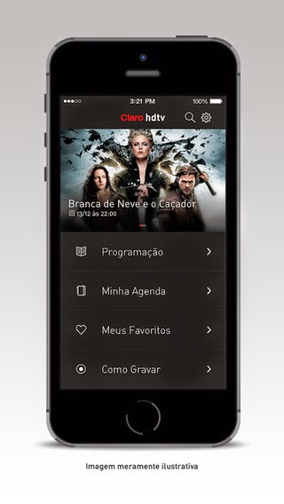   ASSINANTES HD DA CLARO TV AGORA TEM APLICATIVO PARA ANDROID E IOS 23-04-2015