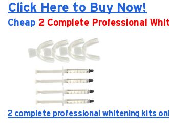 2 complete professional whitening kits online