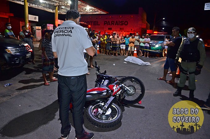 Rapaz de 21 anos morre e garota fica gravemente ferida em acidente de trânsito em Cocal-PI