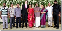 cameraman venu  editor beena paul dughter Malavika wedding still