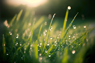 Dew on grass