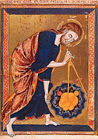 God with scientific instruments as geometer