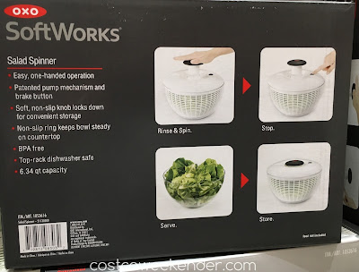 Costco 1053616 - Oxo SoftWorks Salad Spinner - great for any salad lover