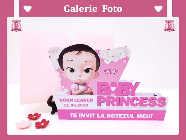 invitatii botez Baby Princess