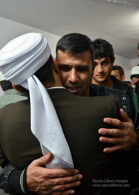 Men gather for prayer 