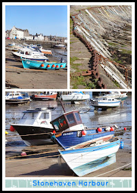 Stonehaven harbour collage - 'growourown.blogspot.com' ~ An allotment blog