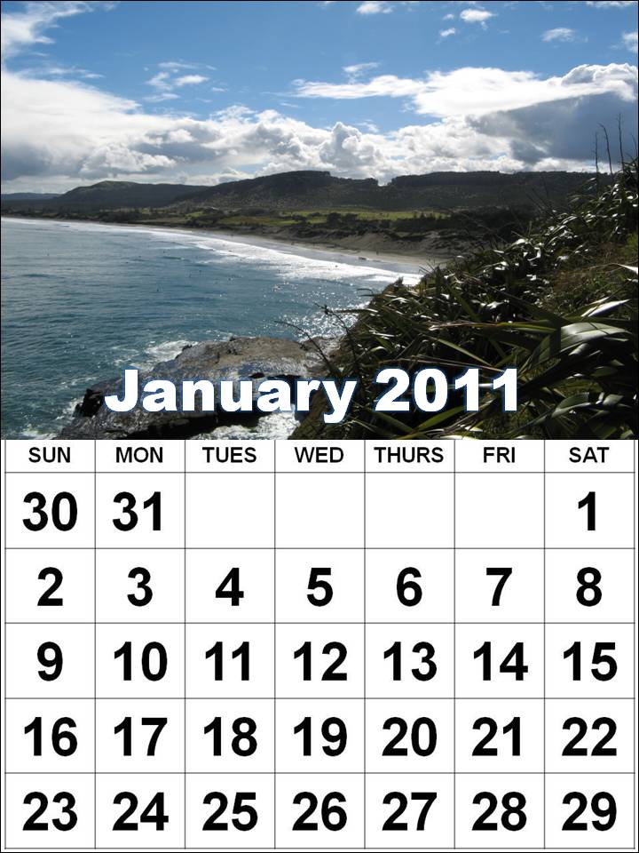 calendar january 2011. BIRTHDAY CALENDAR 2011