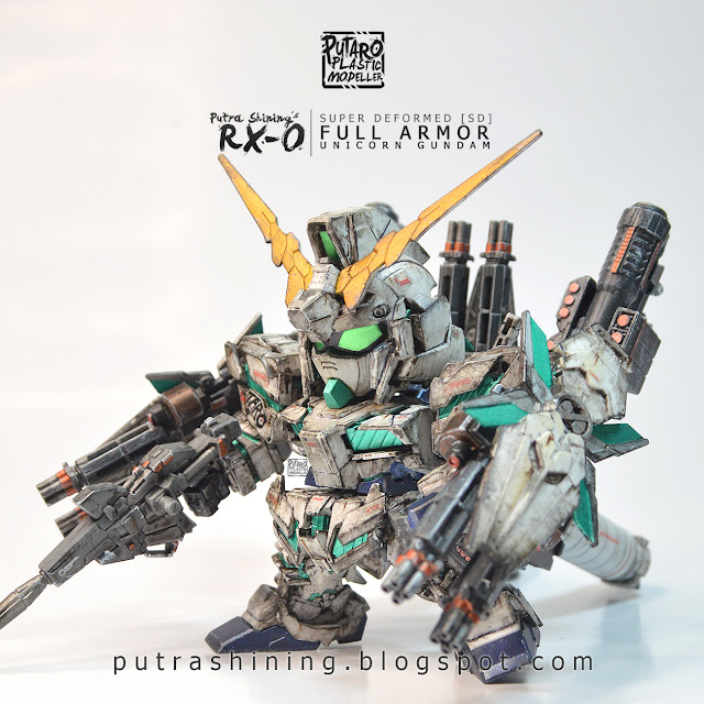 SD Full Armor RX-0 Unicorn Gundam by Putra Shining