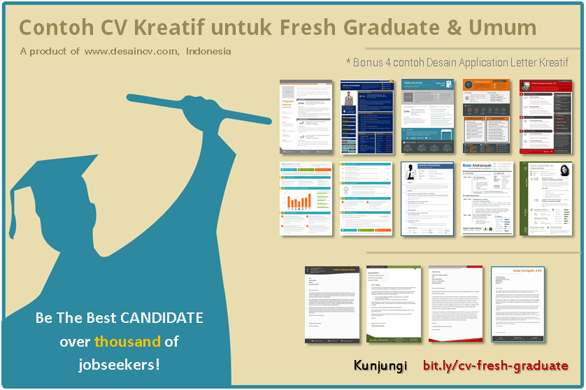 Desain CV Kreatif: Contoh CV Fresh Graduate