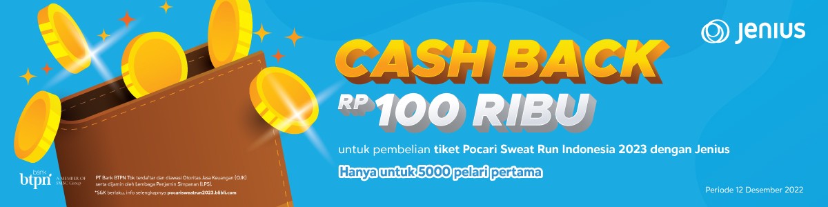 Cashback 💌 Pocari Sweat Run - Indonesia • 2023