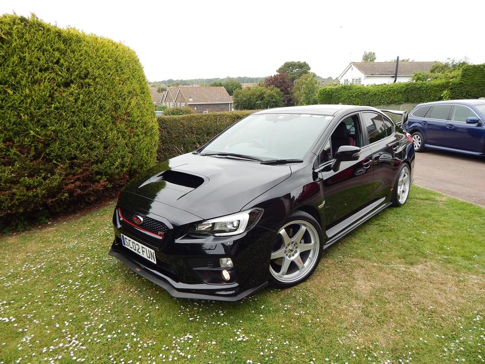 Mean Black Subaru Wrx Sti 15 With 19 Inch Alloy Rims Subie Gallery