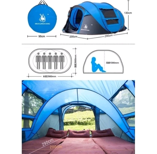 Rekomendasi Tenda Lipat Tahan Air dan Angin dan Cocok Untuk Camping