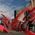 "Power House" Extreme  Digital 3D Arrow Graffiti Alphabet  Style - Red Color