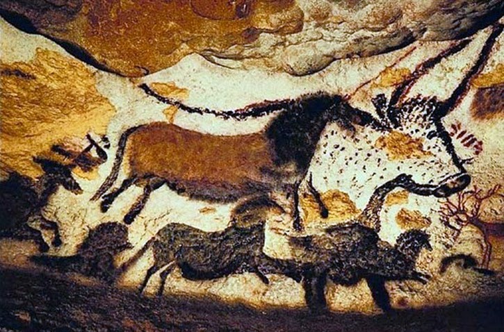 Lascaux cave art, south west of France, dates to around 18-13,000 BC