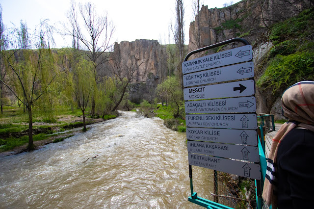 Ihlara valley in Cappadocia