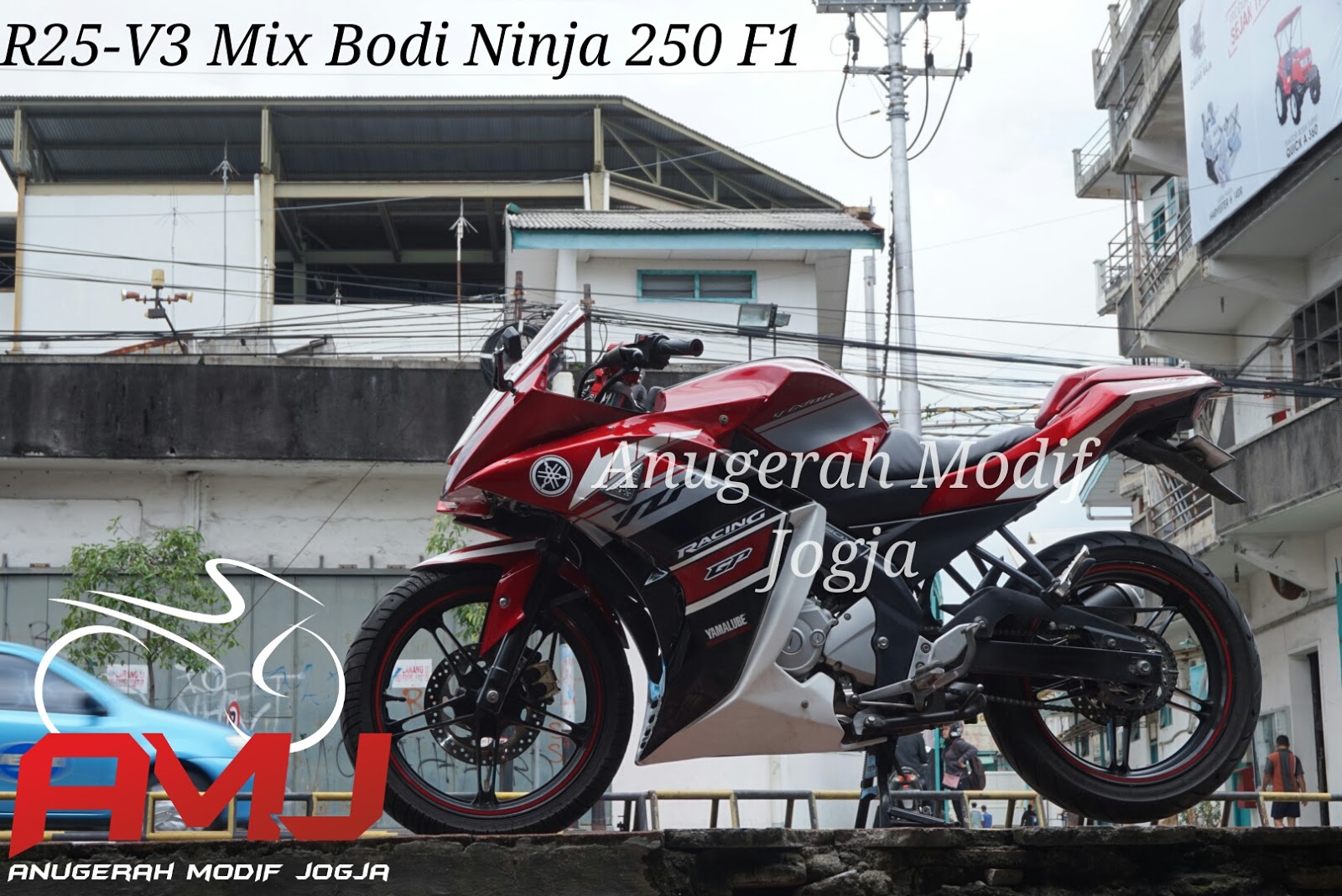 Modif Full Fairing Yamaha Vixion Modif NVL Ala R25