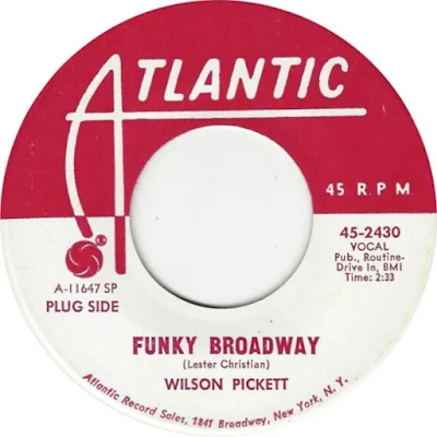 Wilson Pickett ‎– Funky Broadway, vinyl Single