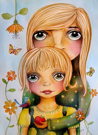 Inner child drawing by Karin Taylor