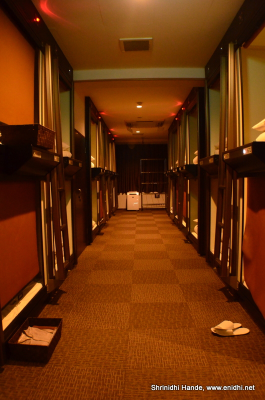 The capsule hotel experience in Japan! - eNidhi India Travel Blog