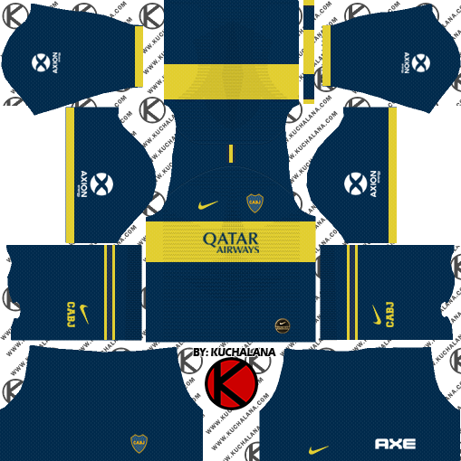 Boca Juniors 20192020 Kit Dream League Soccer Kits