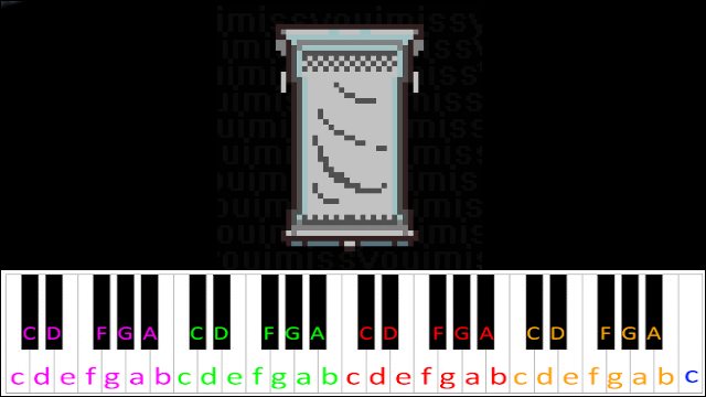 I Miss You - EarthBound 2012 Toby Fox | Megalo Strike Back Piano / Keyboard Easy Letter Notes for Beginners