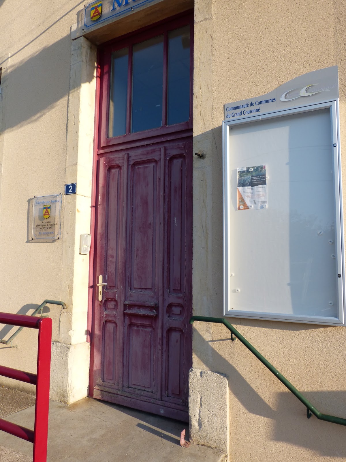 Erbéviller En Marche Lentrée De La Mairie Fait Peau Neuve