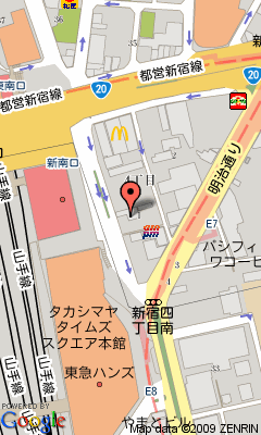 Zara Zara 新宿南口店 地図 Map