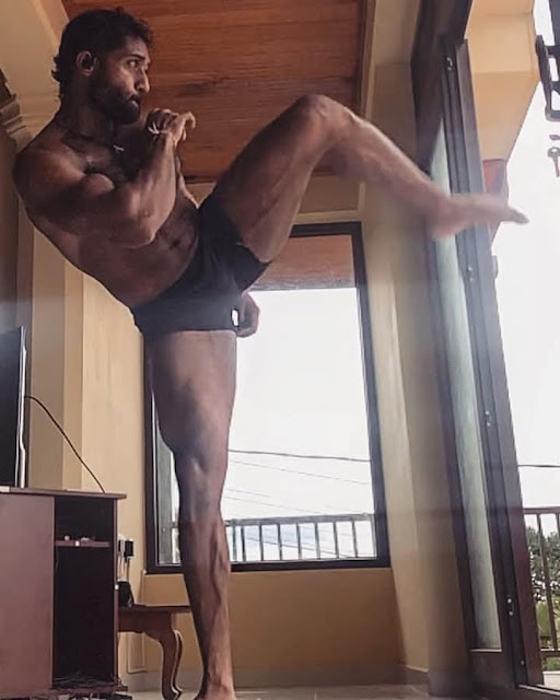 Fitness Men in Shorts