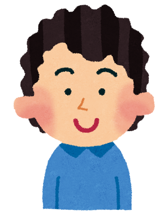 パーマのイラスト 男性 かわいいフリー素材集 いらすとや