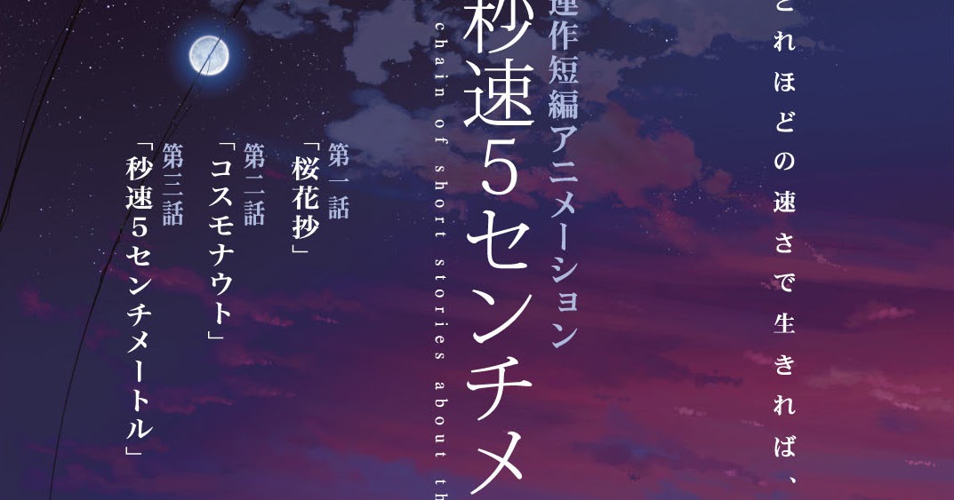 2007 5 Centimeters Per Second