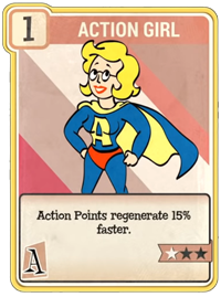 action girl perk card