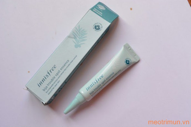 Gel đặc trị mụn mờ thâm Innisfree Bija Trouble Spot Essence