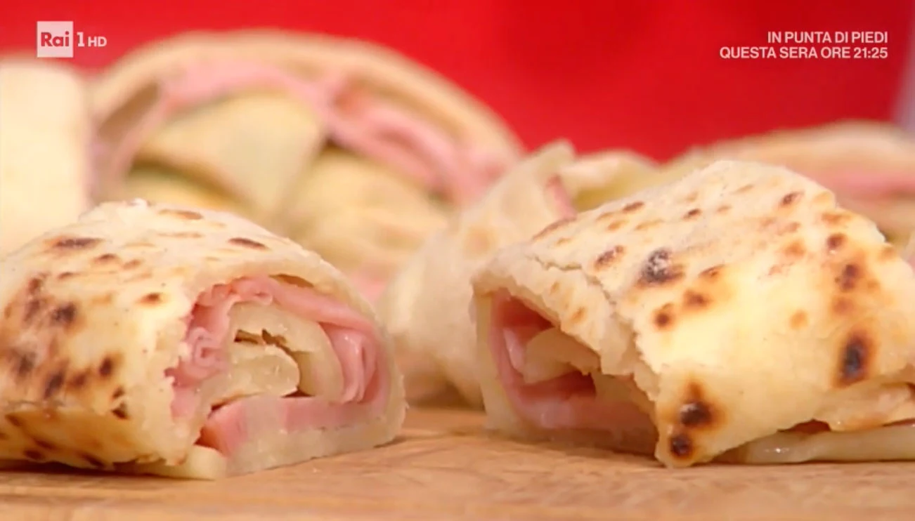 Piadina mortadella e carciofi